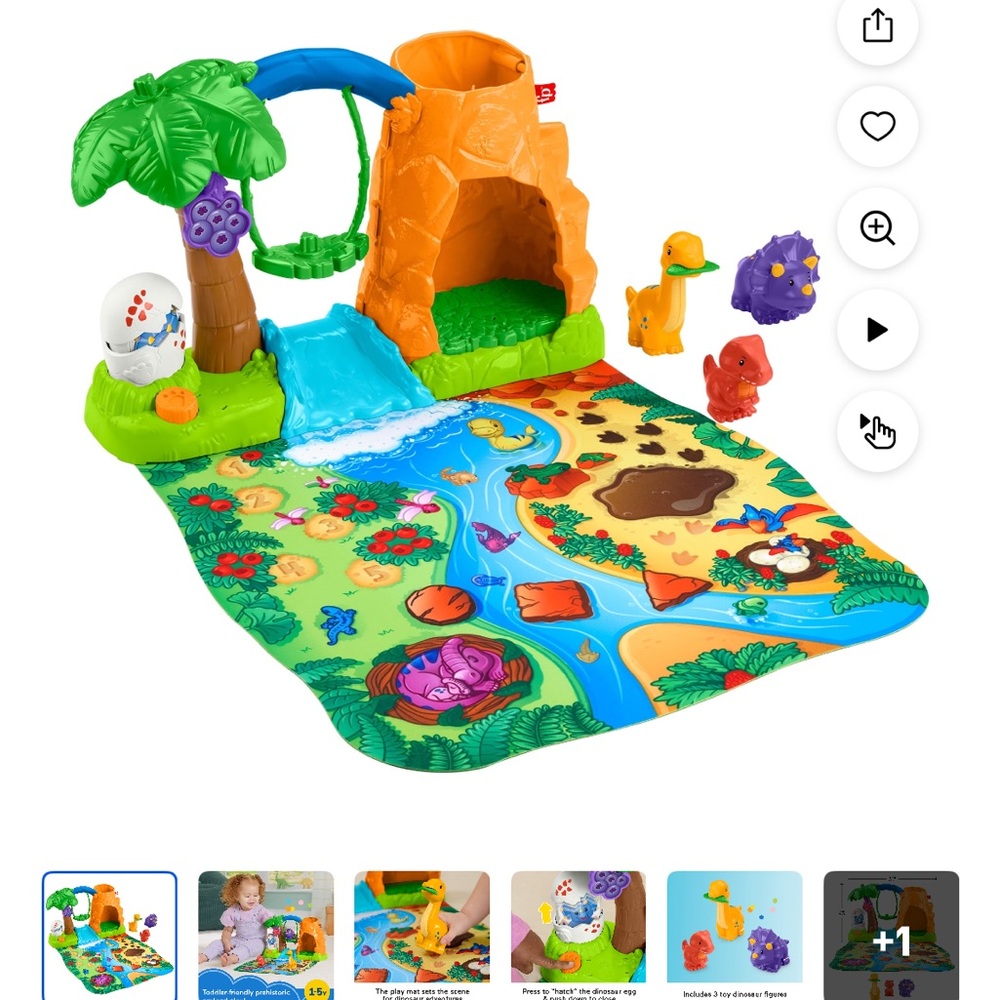 Fisher Price dinosaur Playset